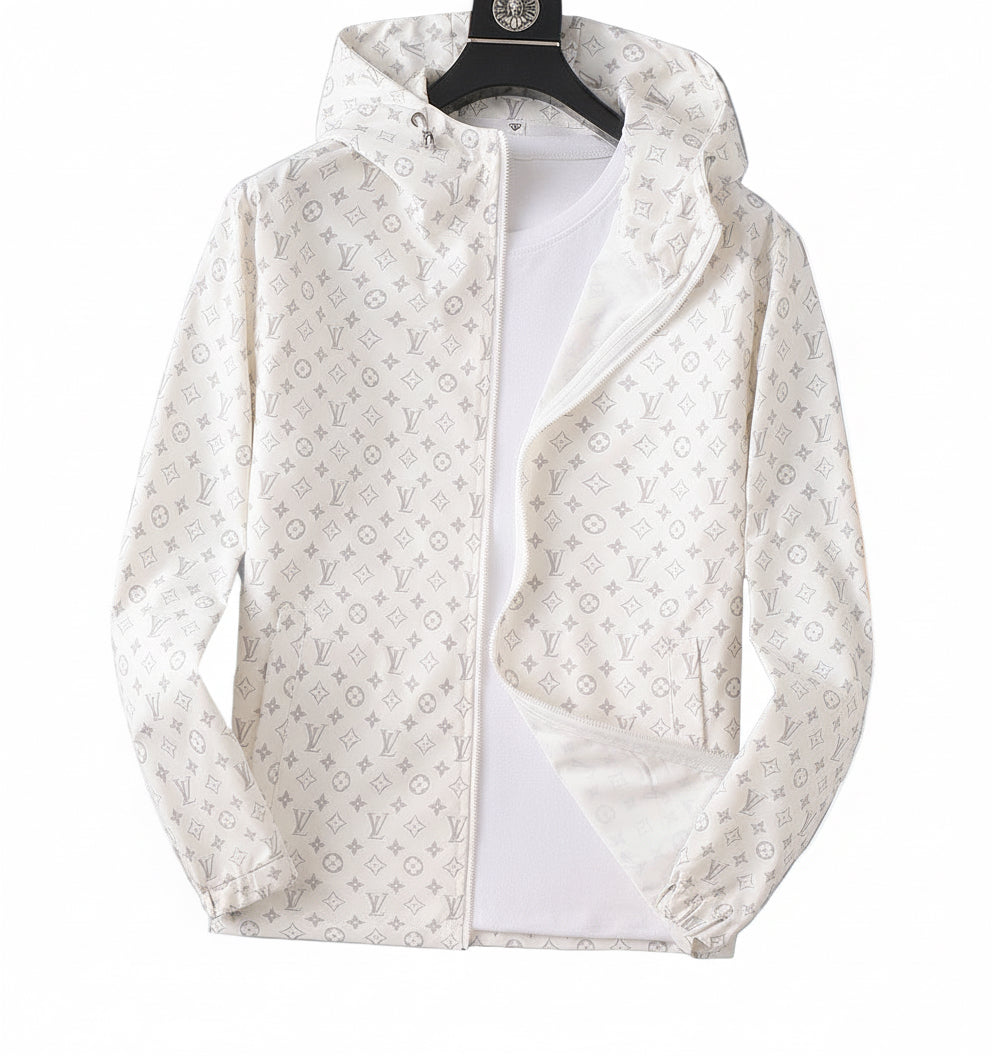 Louis Vuitton Monogram Windbreaker Jacket "White"