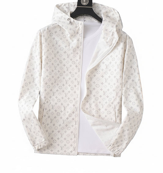 Louis Vuitton Monogram Windbreaker Jacket "White"