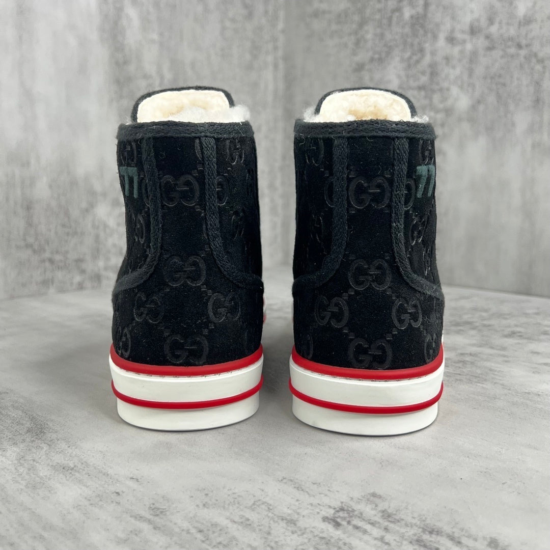 Gucci Tennis 1977 High-Top "Black Monogram"