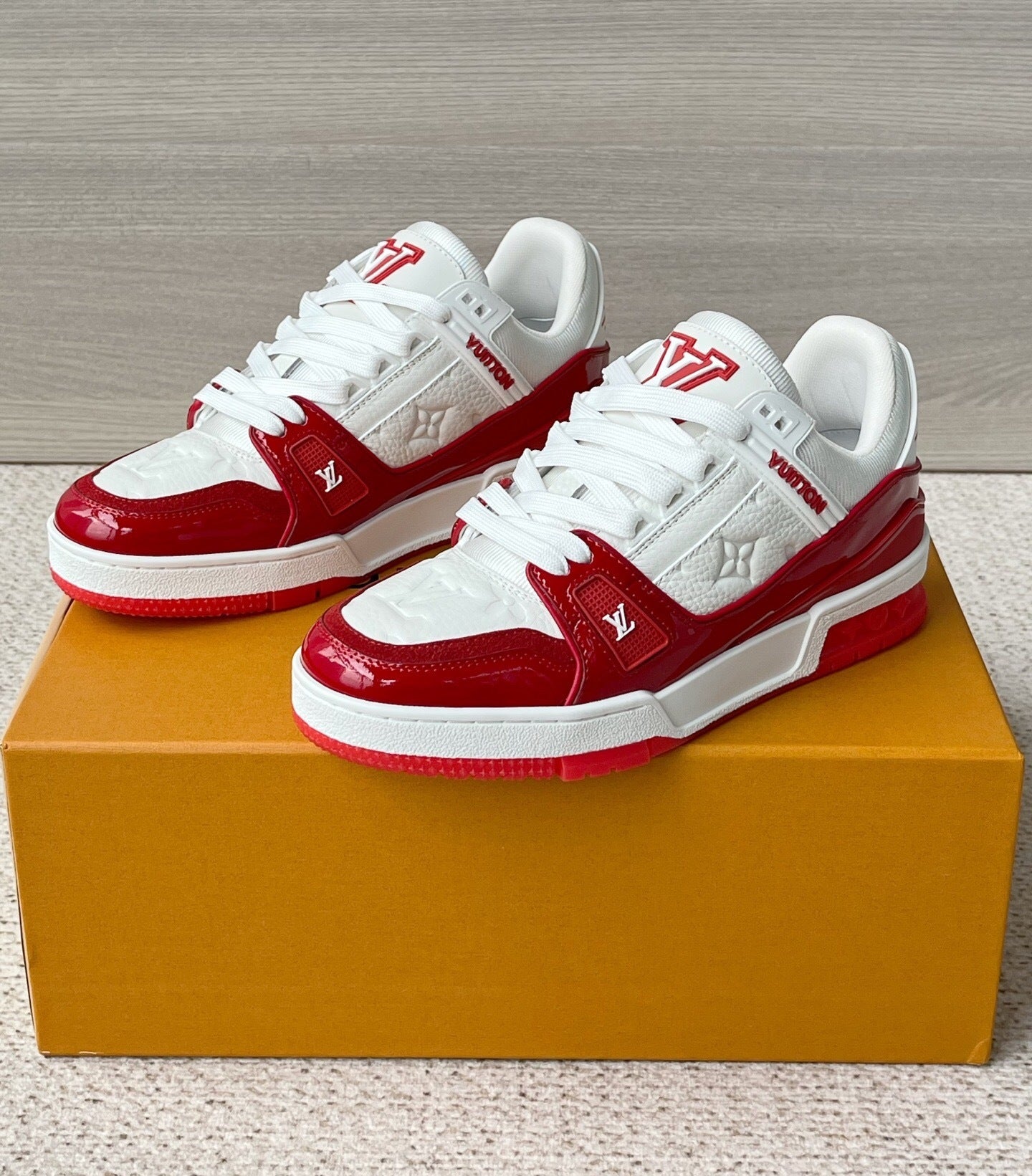 Louis Vuitton LV Trainers "Red-White"