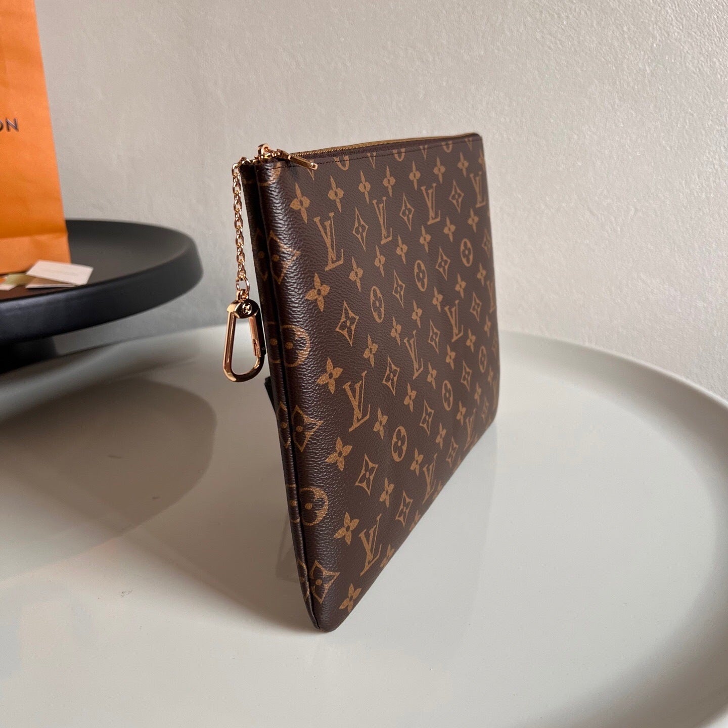 Louis Vuitton Key Pouch L "Monogram Eclipse"