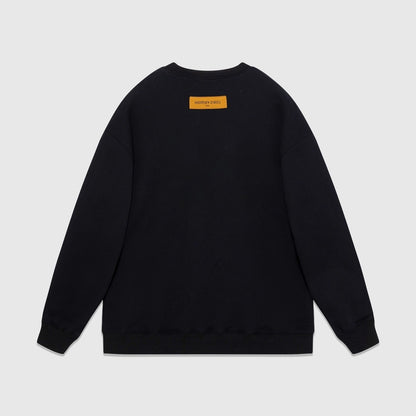 Louis Vuitton LV Stitch Print Embroidered Sweatshirt "Black"