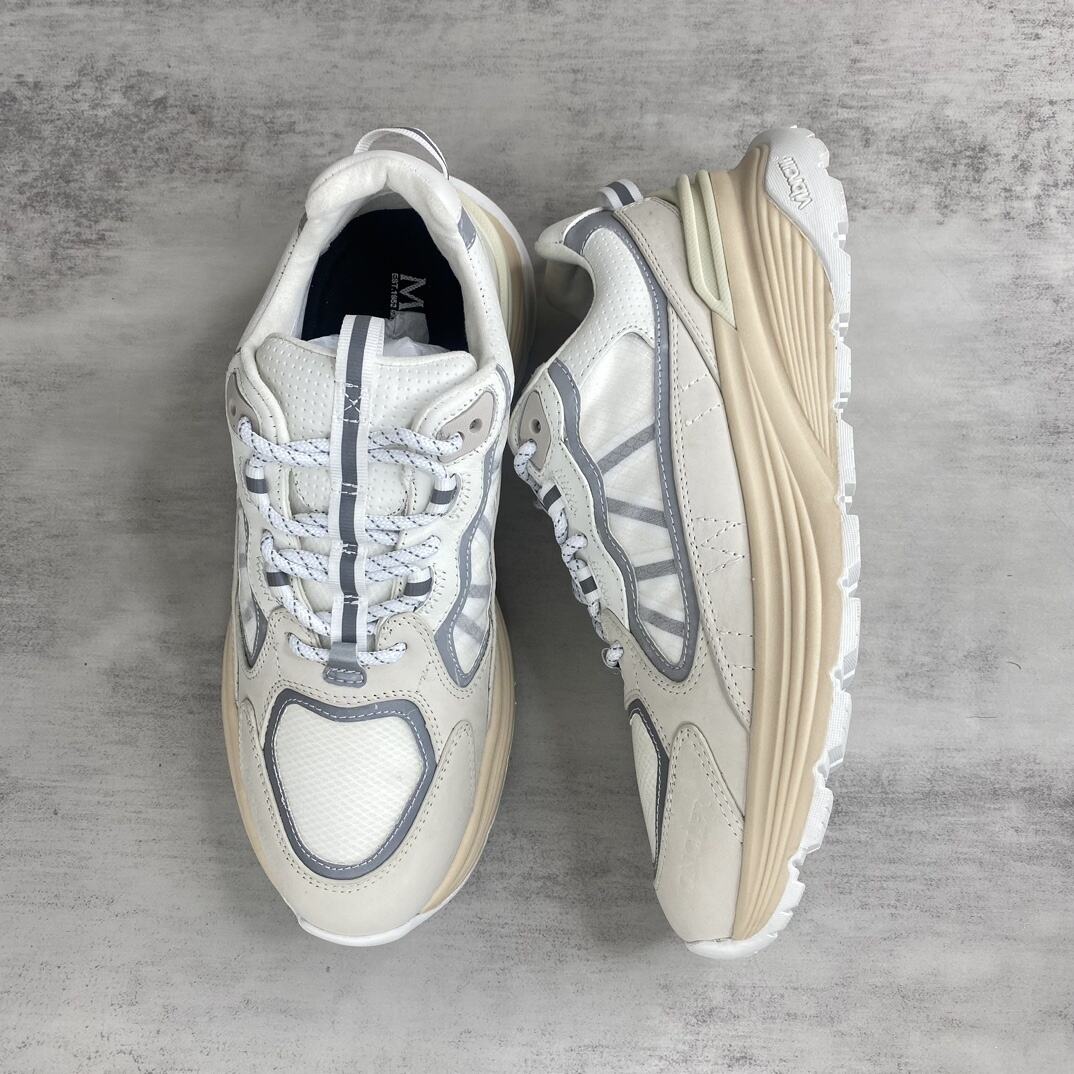 Moncler Lite Runners "White-Beige"