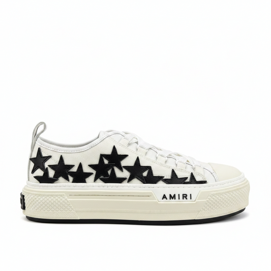 Amiri Court Low "White-Black Stars"