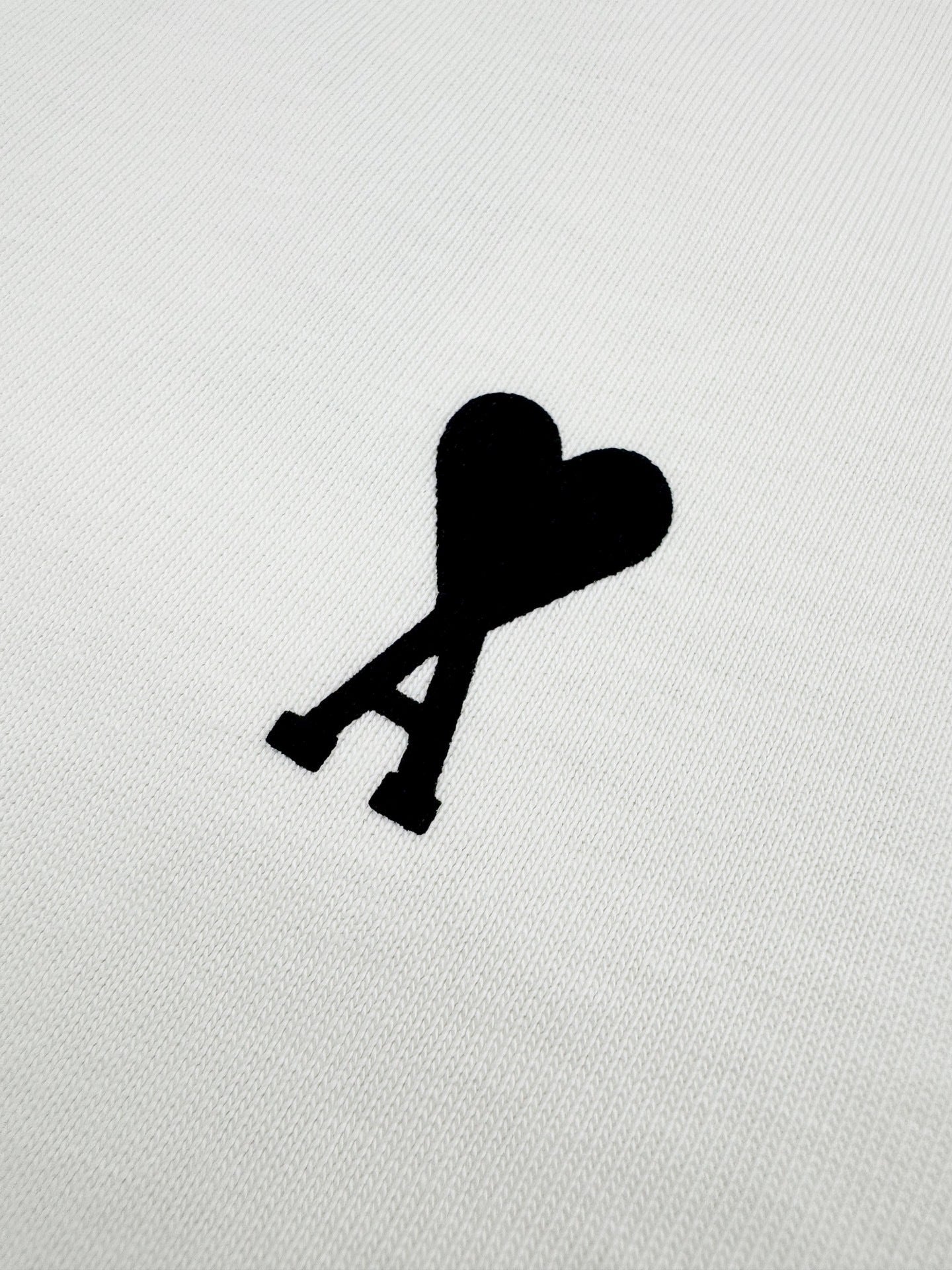 Ami Paris Place Des Victoires T-Shirt "White-Black"