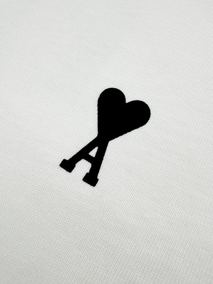 Ami Paris Place Des Victoires T-Shirt "White-Black"
