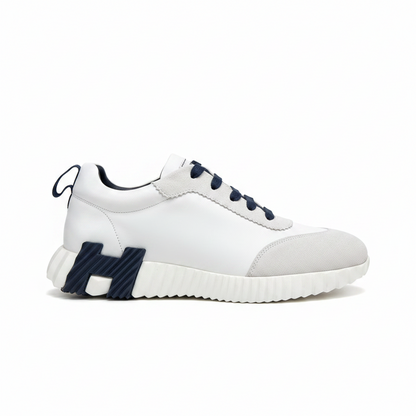 Hermes Bouncing Sneakers "White-Grey-Blue"