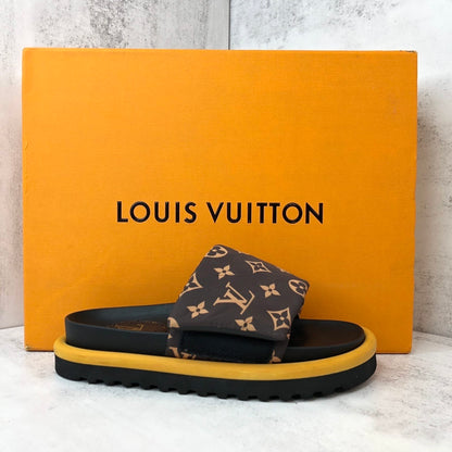 Louis Vuitton Slides "Black-Orange"