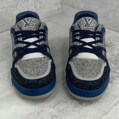 Louis Vuitton Trainers "Marine-Grey" Crystals