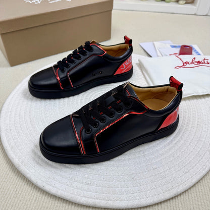 Christian Louboutin Fun Louis Junior "Black-Red"