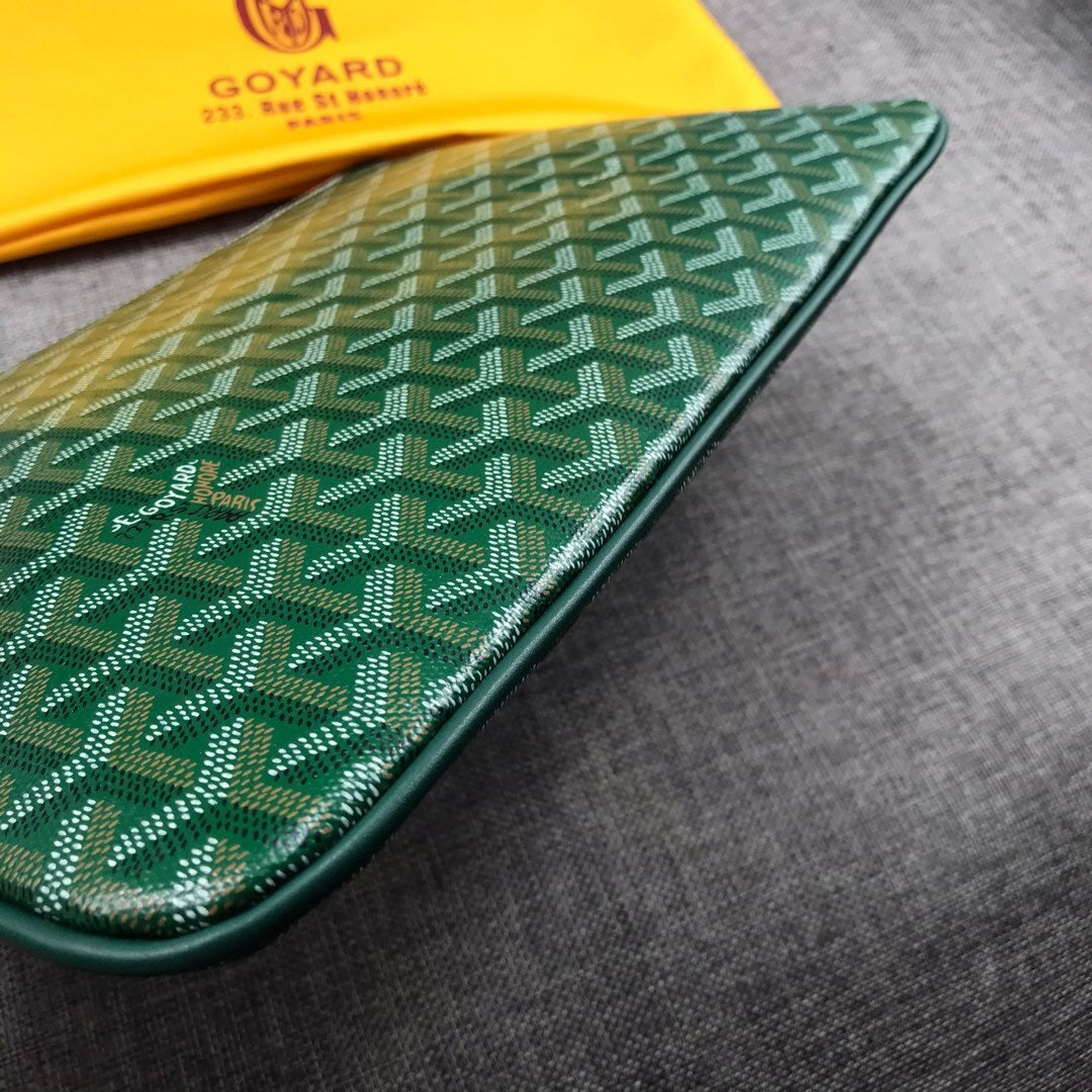 Goyard Sénat MM Pouch "Green"