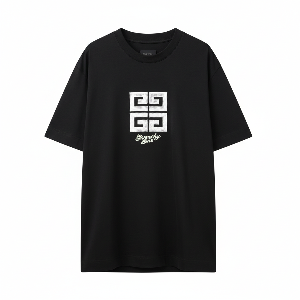 Givenchy 4G Motif Logo T-Shirt "Black"