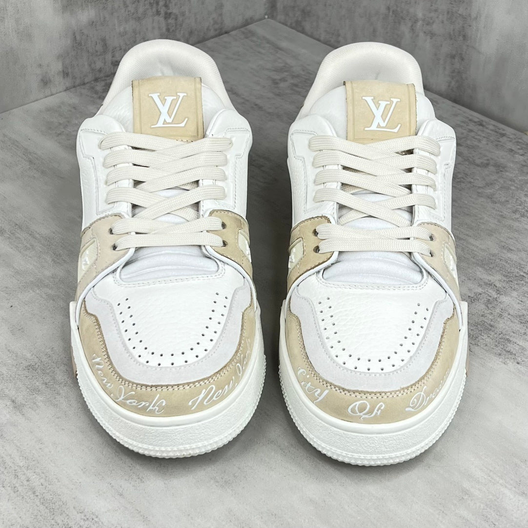 Louis Vuitton Trainers "White-Beige"