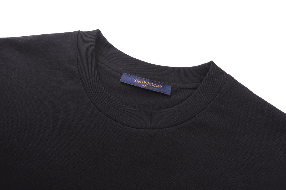 Louis Vuitton Embroidered Signature T-Shirt "Black"