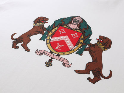 Louis Vuitton Dog Insignia T-Shirt "White"