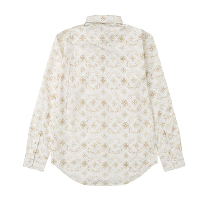 Louis Vuitton Monogram Shirt "White-Beige"