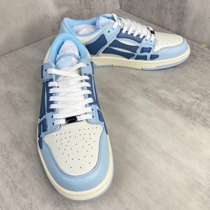 Amiri Skel Top Low "Baby Blue-White"
