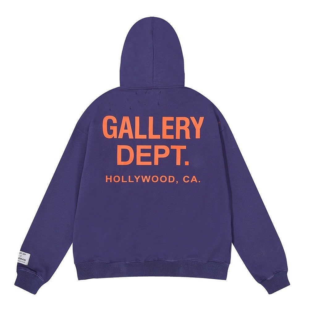 Gallery Dept. Hoodie "Blue-Orange"