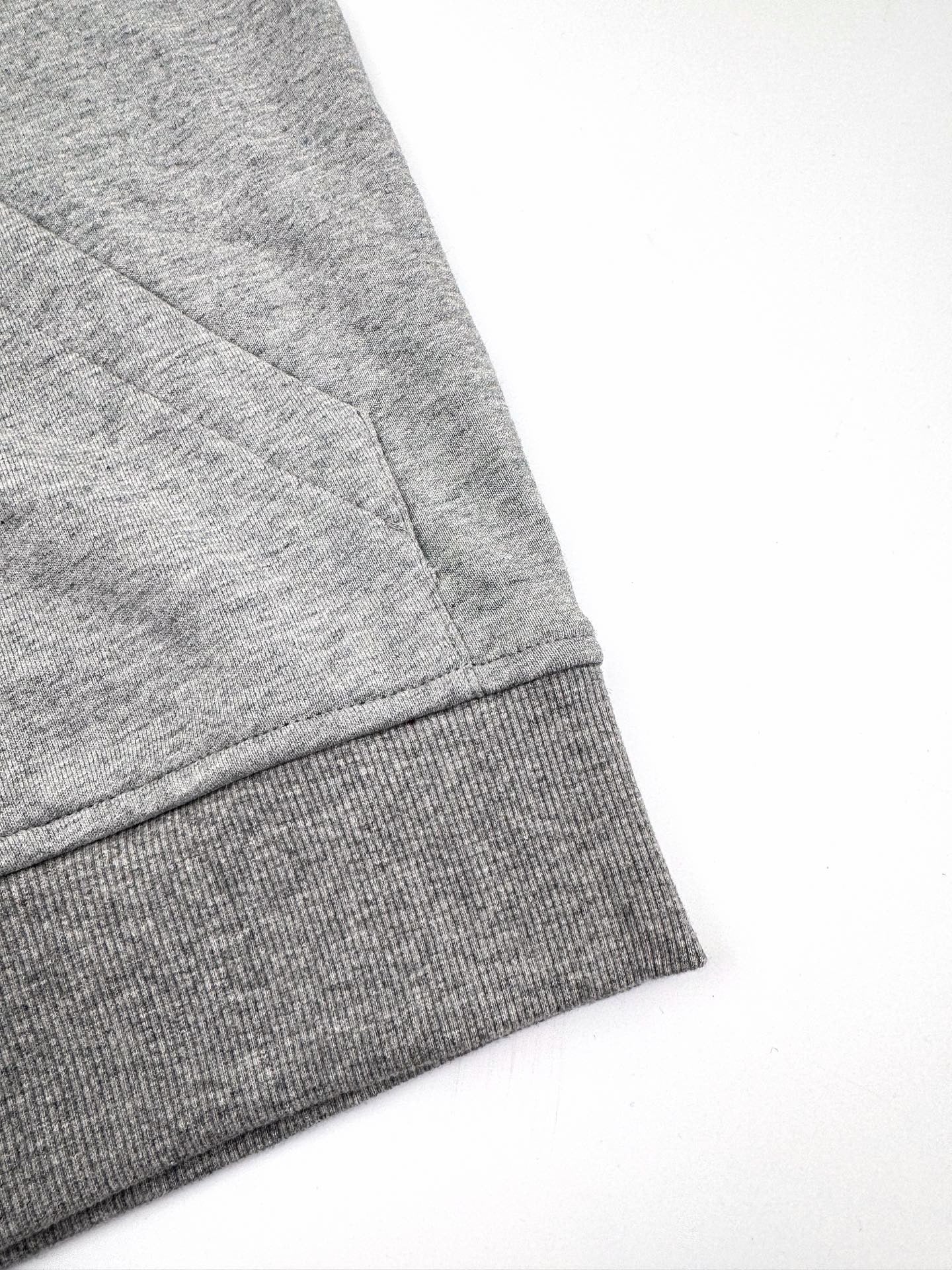 Ami Paris Zip-Up Hoodie "Grey"