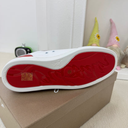 Christian Louboutin Fun Louise Junior "White-Red"