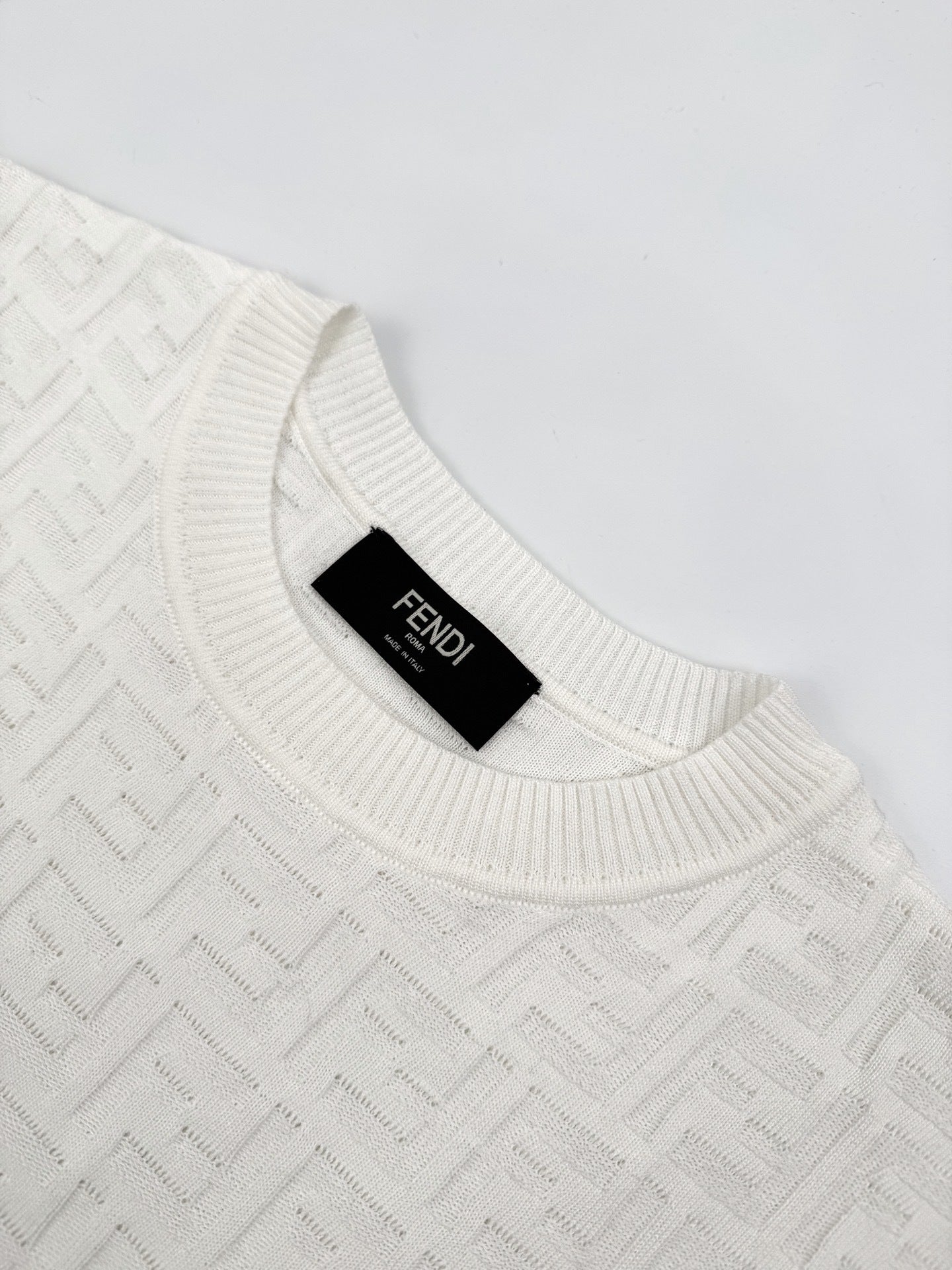 Fendi FF Monogram T-Shirt "White"