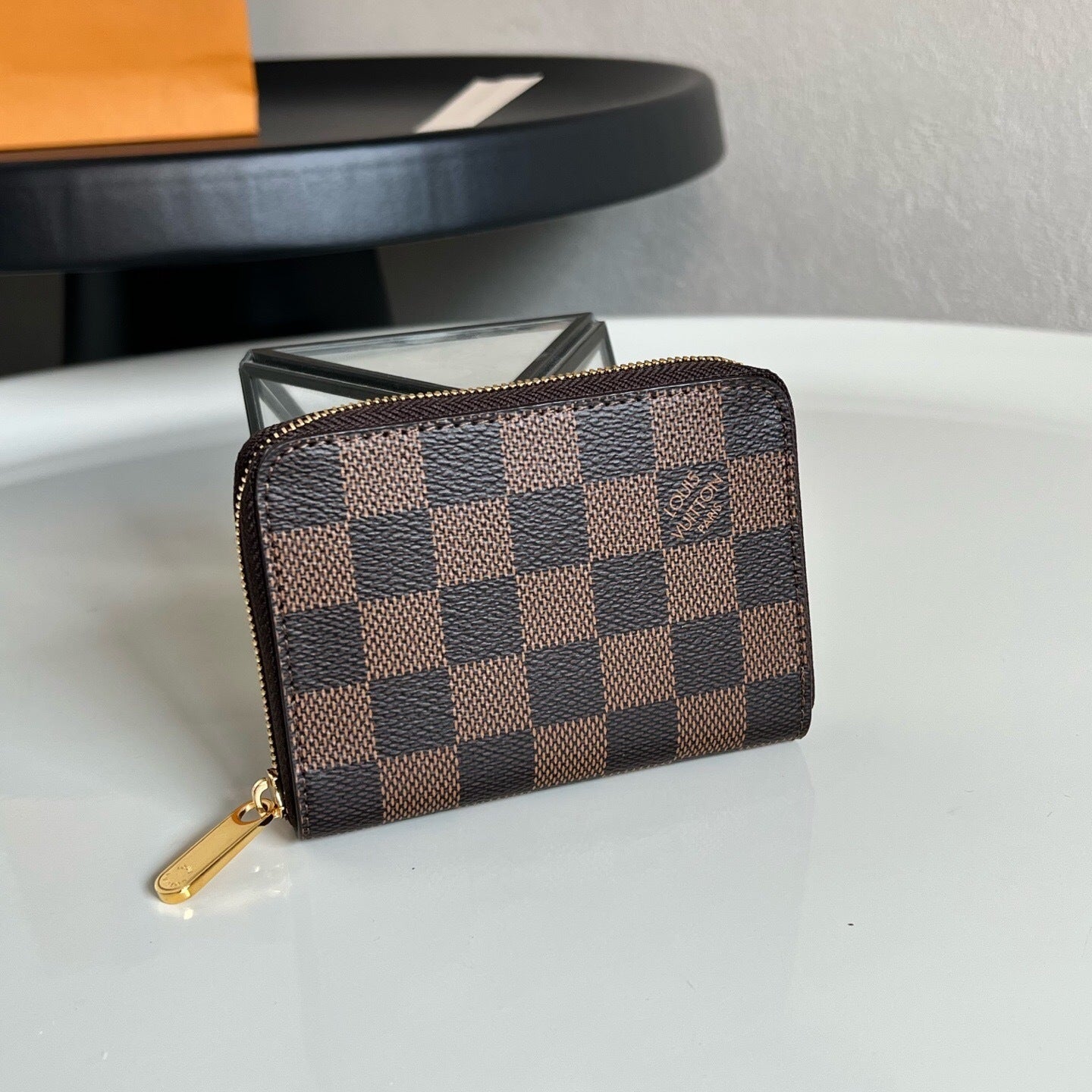 Louis Vuitton Zippy Coin Purse "Damier Ebene Canvas"