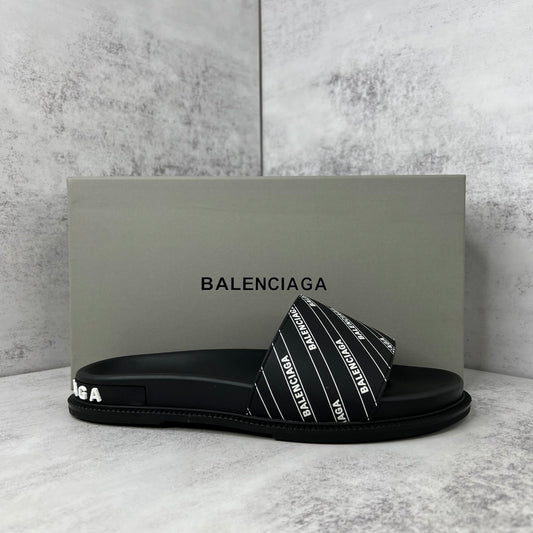 Balenciaga Slides "Black-White"
