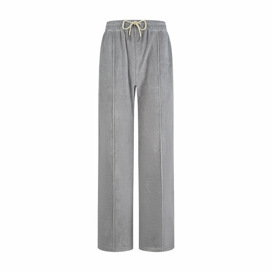 Celine Velvet Tracksuit Sweatpants "Grey"