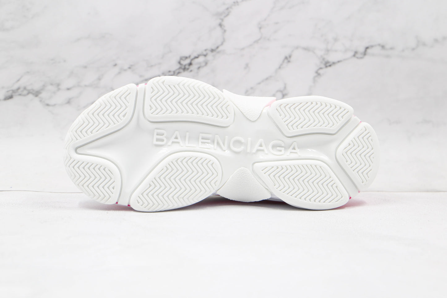 Balenciaga Triple S "White-Fluo Pink"