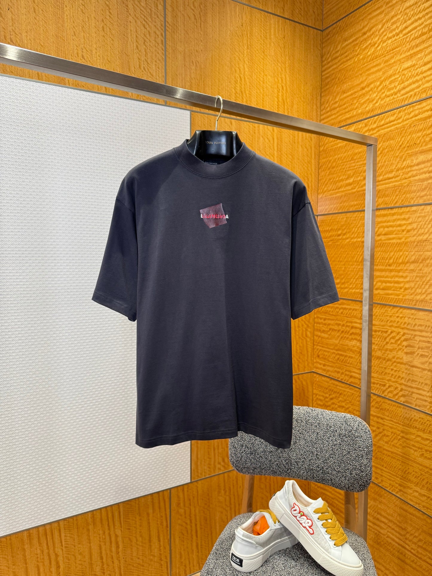 Balenciaga Taped Back T-Shirt "Black"