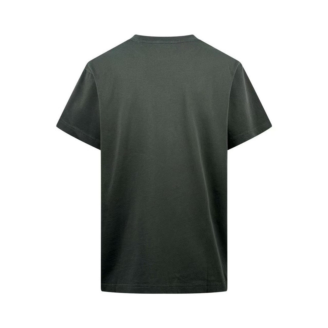 Gucci Logo Embroidered T-Shirt "Dark Green"