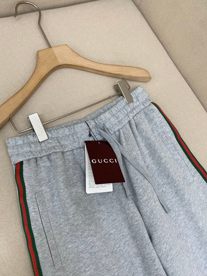 Gucci Cotton Jersey Jogging Pant "Grey"