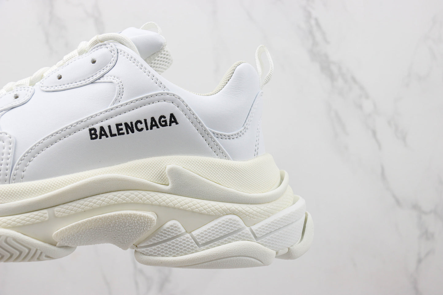 Balenciaga Triple S "White-Black Logo"