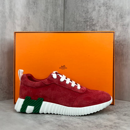 Hermes Bouncing Sneakers "Red Suede"