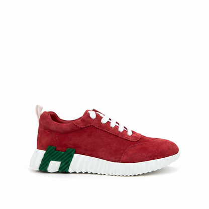 Hermes Bouncing Sneakers "Red Suede"