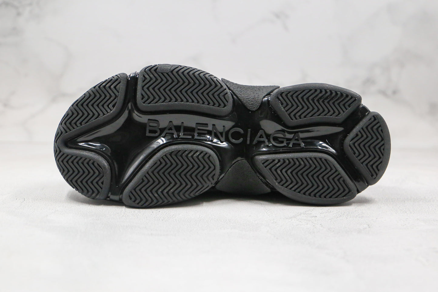 Balenciaga Triple S "Black-Pink All Over Logo"