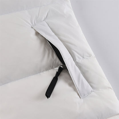 The North Face 700 Down Vest "White-Black"