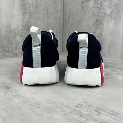 Hermes Bouncing Sneakers "Navy Blue Suede"