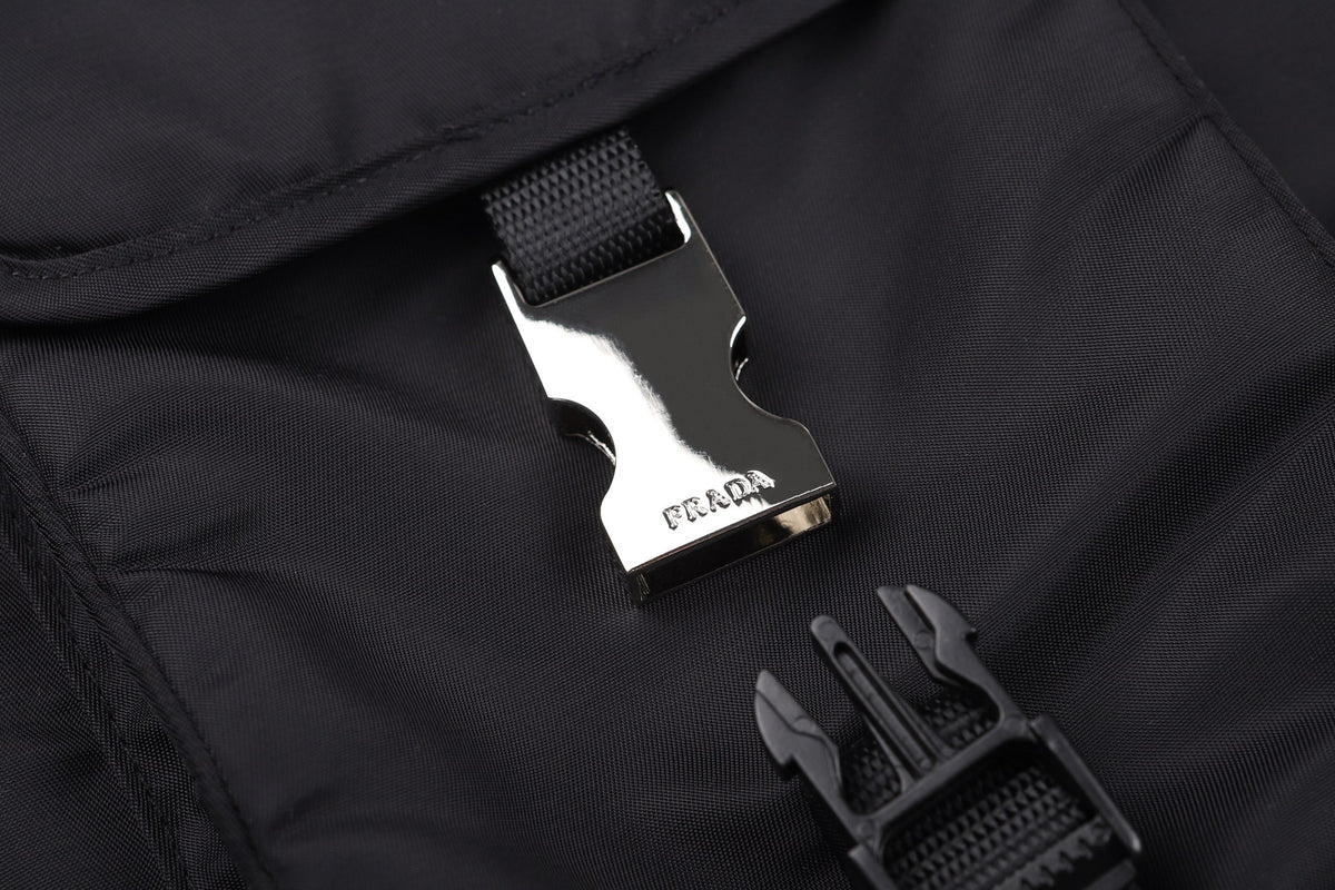 Prada Re-Nylon Triangle Shirt "Black"