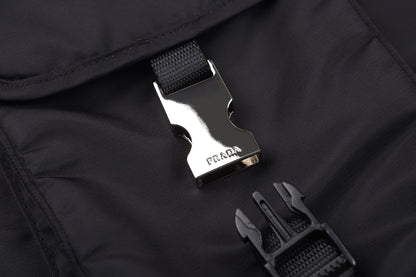 Prada Re-Nylon Triangle Shirt "Black"