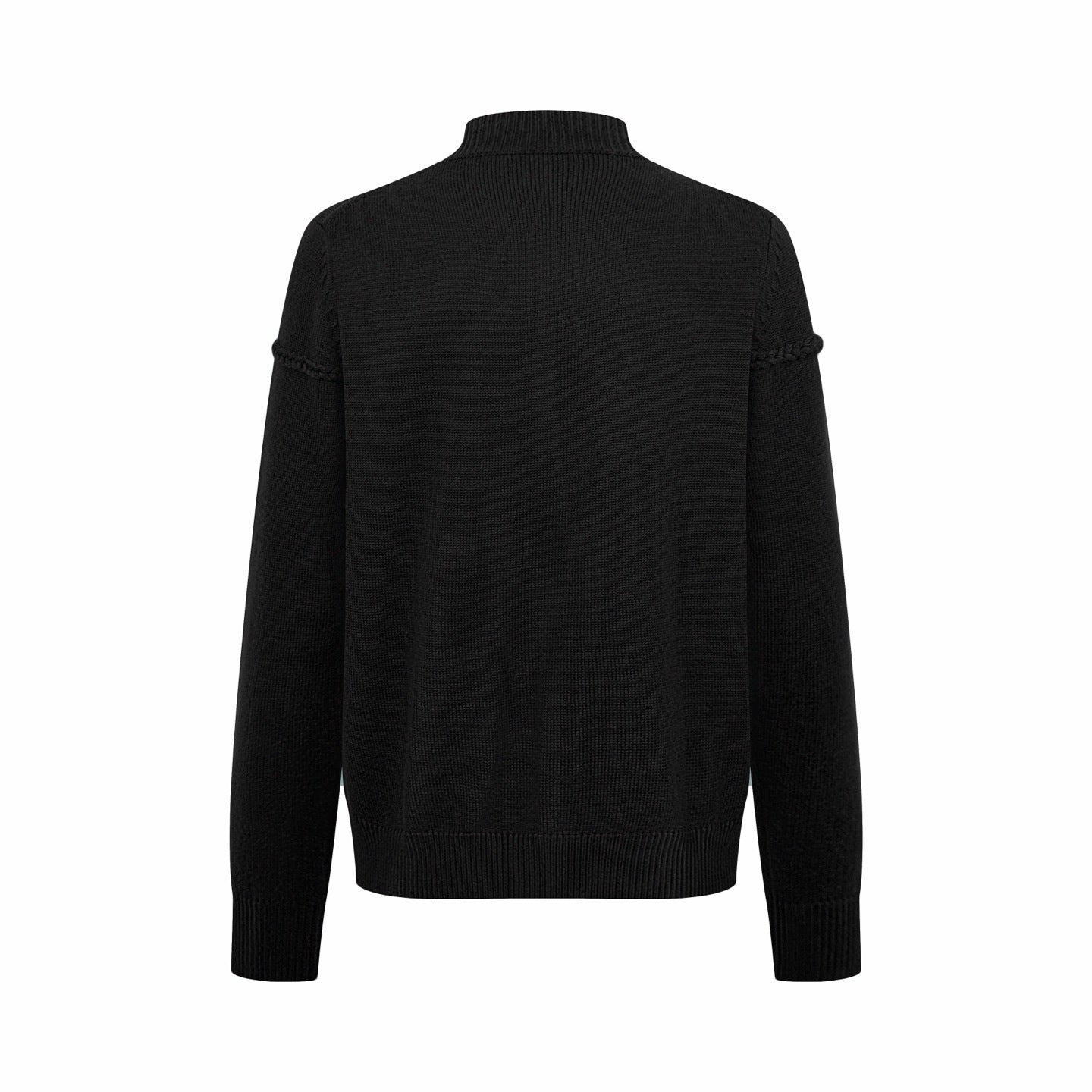 Dior Ribbon Sweater "Black Wool Jersey"