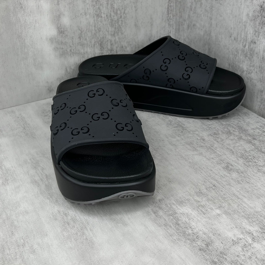 Gucci Slides "Black-Grey"