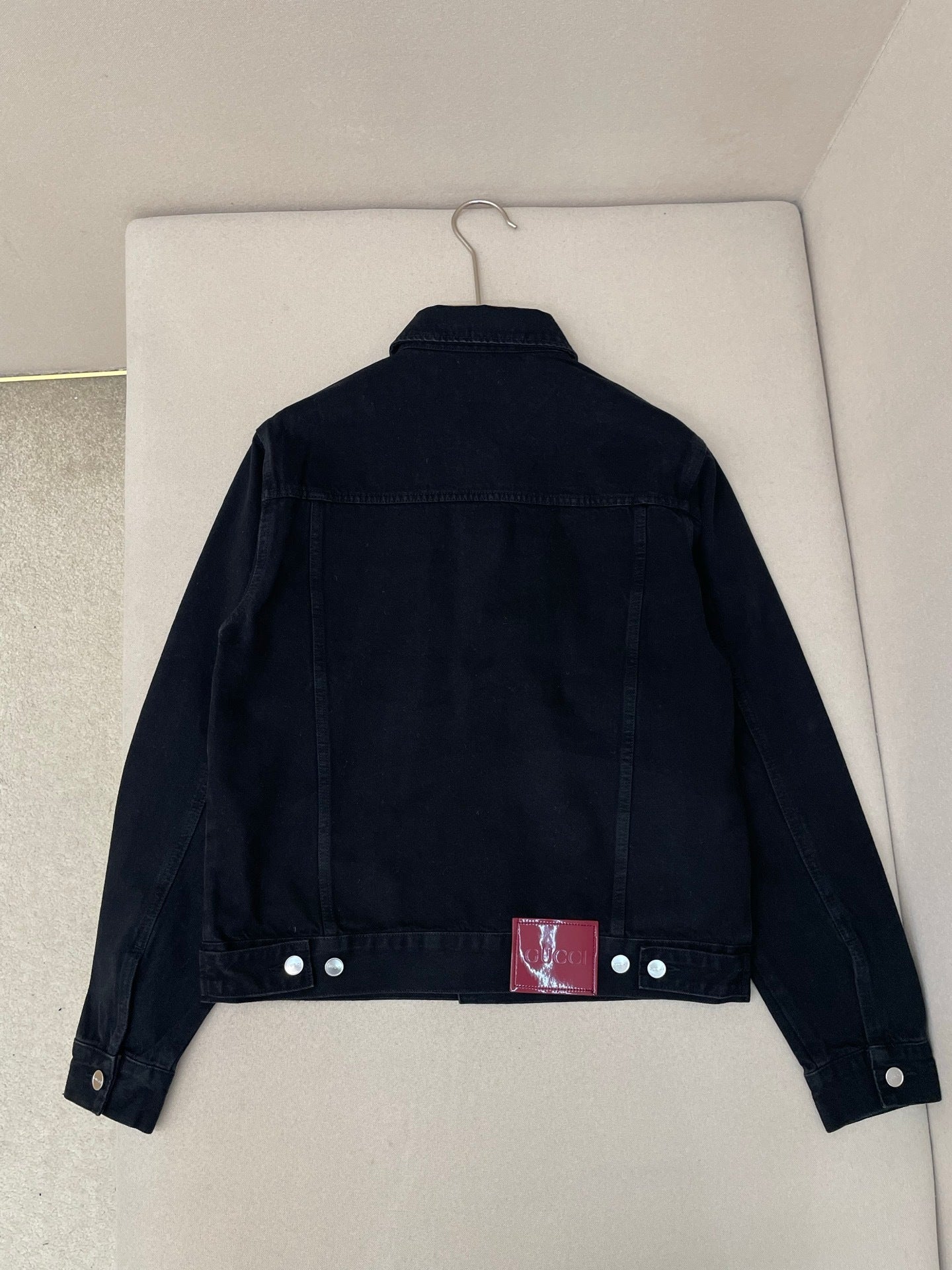 Gucci Cotton Denim Jacket with Horsebit