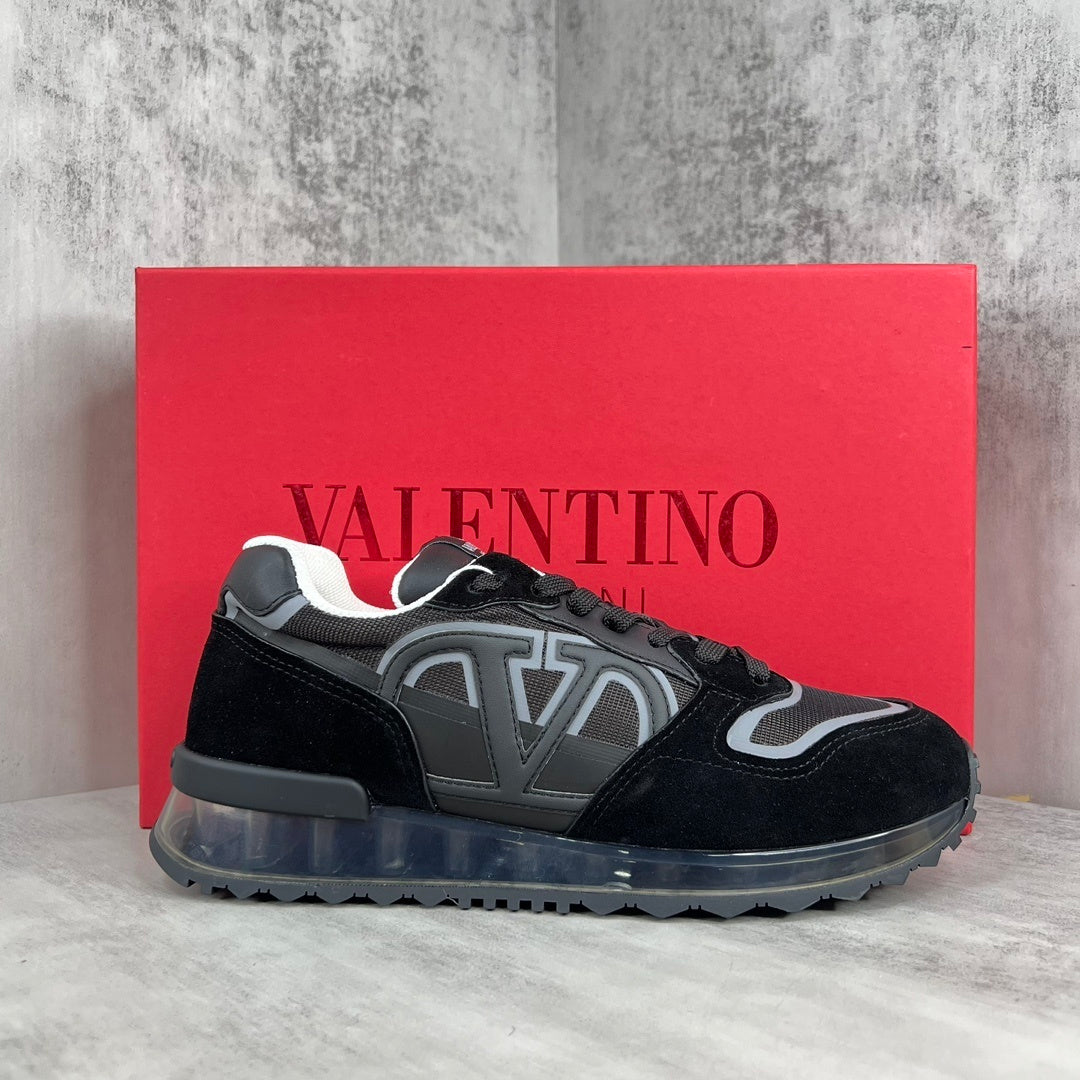 Valentino Garavani V-Logo "Black-Dark Grey"
