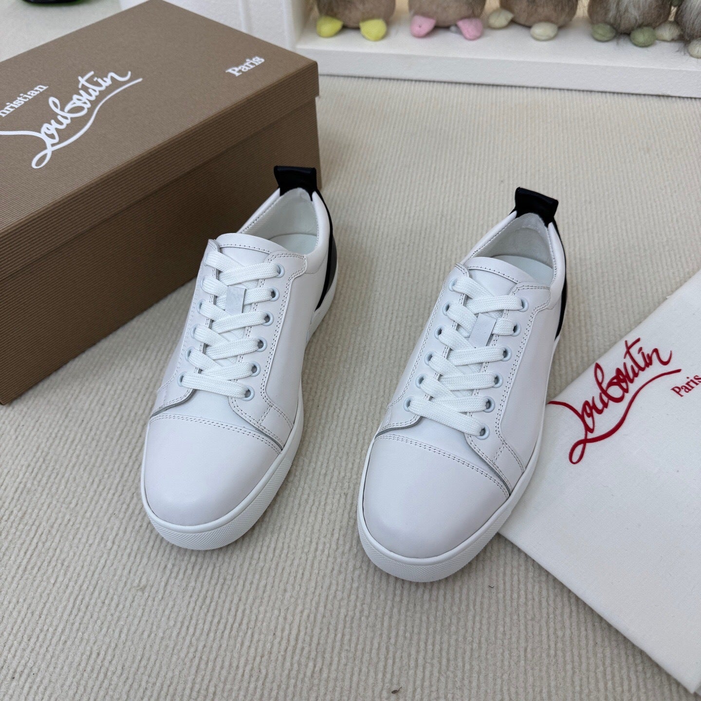 Christian Louboutin Fun Louise Junior "White-Black"