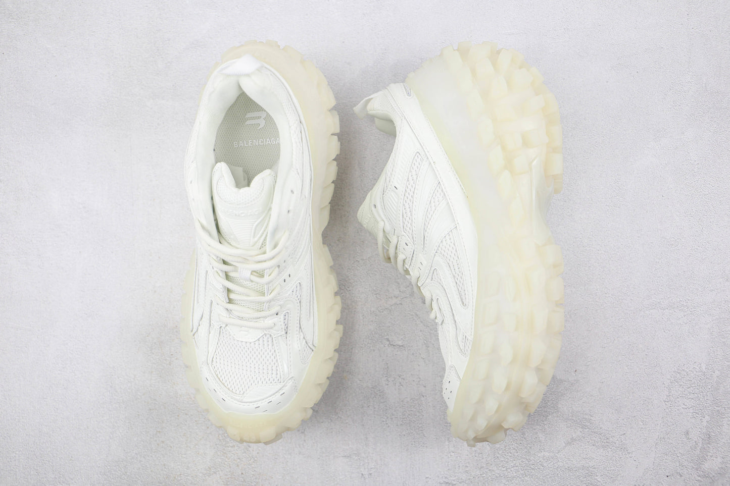 Balenciaga Bouncer "White Clear Sole"