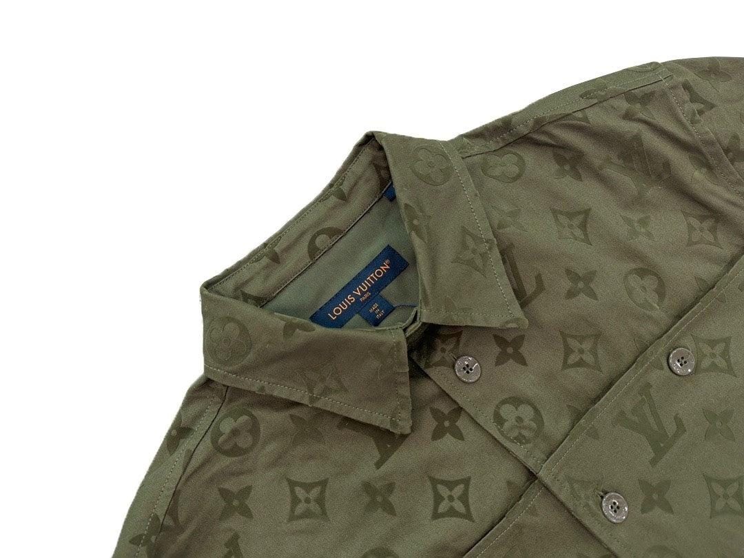 Louis Vuitton Monogram Shirt "Army Green"