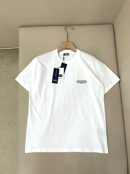 Dior CD Box T-Shirt "White Cotton Jersey"