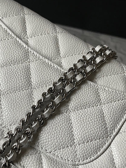 Chanel Quilted Caviar Leather Classic Wallet on Chain