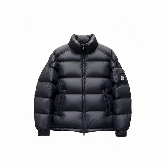 Moncler Levitha Hooded Short Down Jacket "Black"